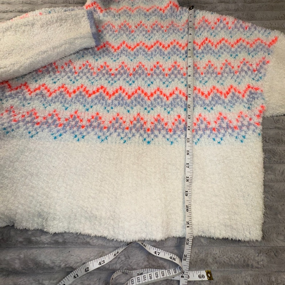 Anthropologie Pilcro Sweater Womens 10 Selene Fair Isle Nordic Stretch Boxy Fit‎ - Picture 7 of 10